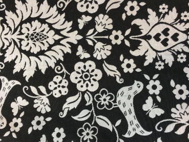 Ornamente schwarz/weiß